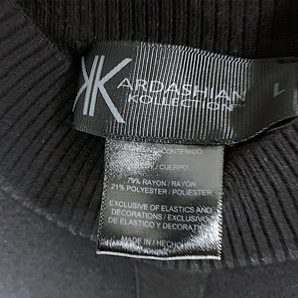 Kardashian Kollection Black Sleeveless Sheath Dress - Picture 15 of 16